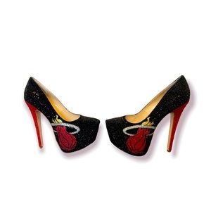 Limited edition Miami Heat heels